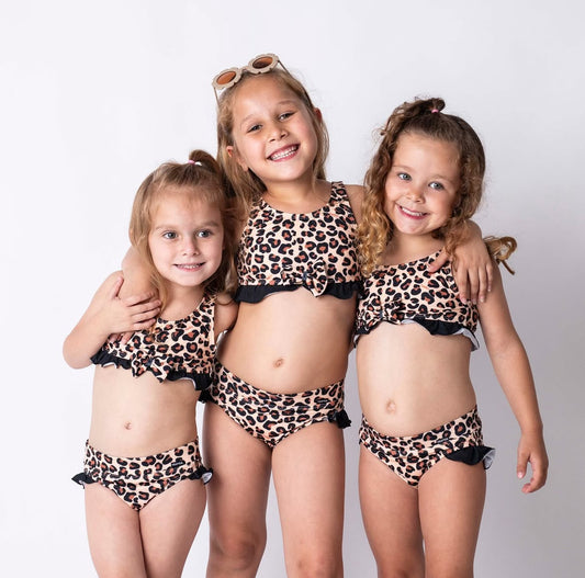 Conjunto malla niña Uv+50 animal print