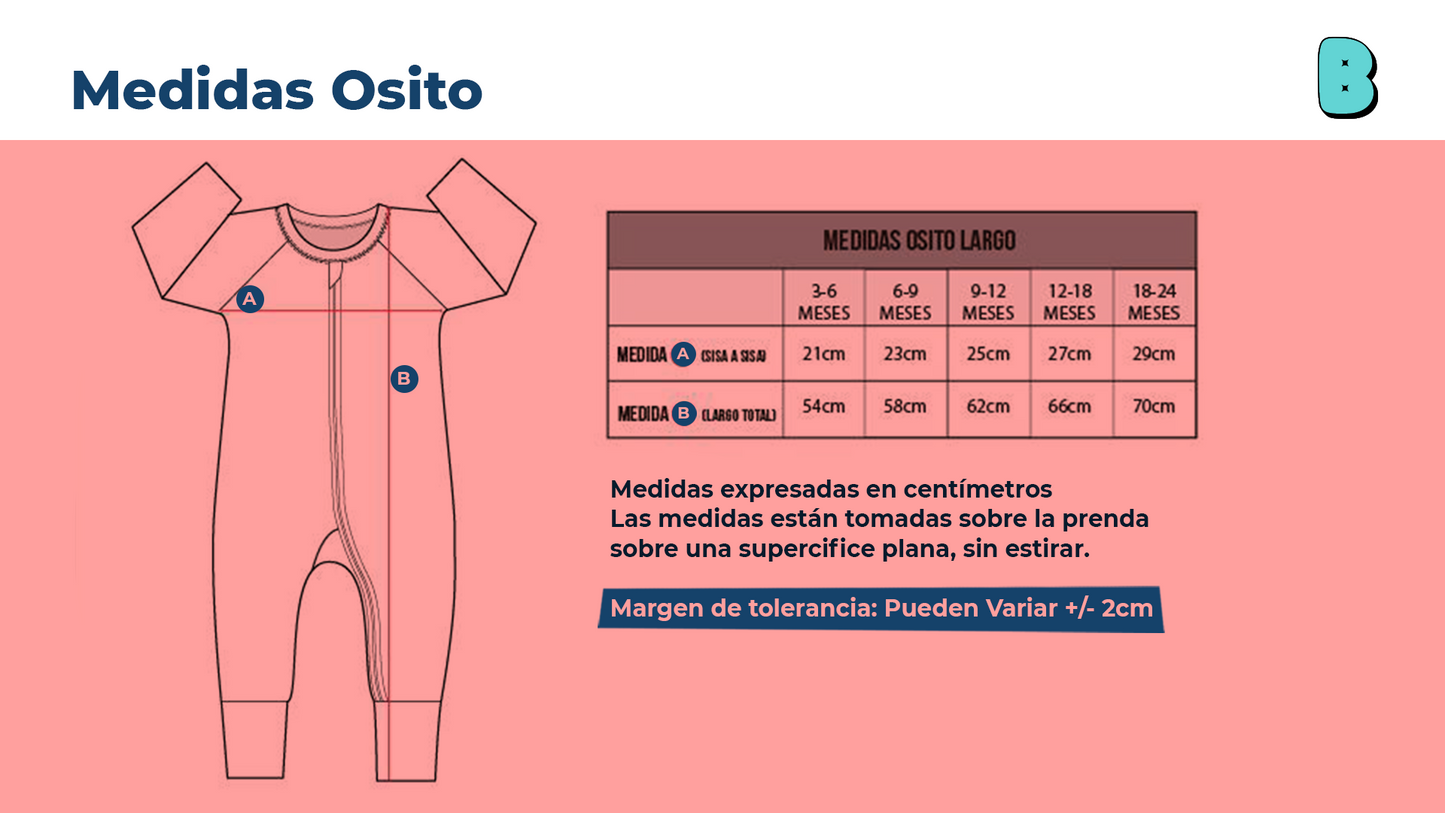 Osito pijama print