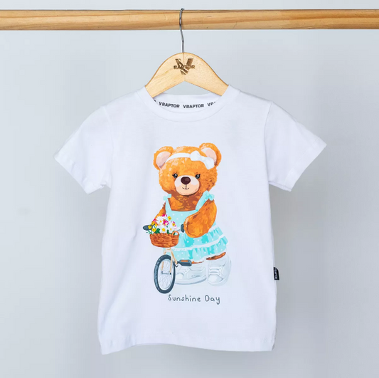 Remera Estampada Vbear Bici